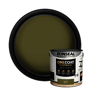 Ronseal One Coat Everywhere Paint Olive Matt 2.5L