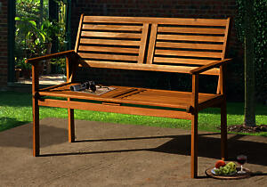 FLORENCE ACACIA 2 SEATER BENCH