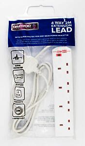 4Gang 2Mtr Ext & Surge Ext1028Ged