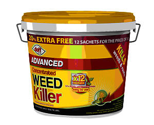 Doff Advanced Concentrated Weedkiller 12 for 10 Weedkiller Sachets 20% EXTRA FREE