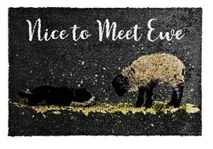 Washable Lux Door Mat - Sheep