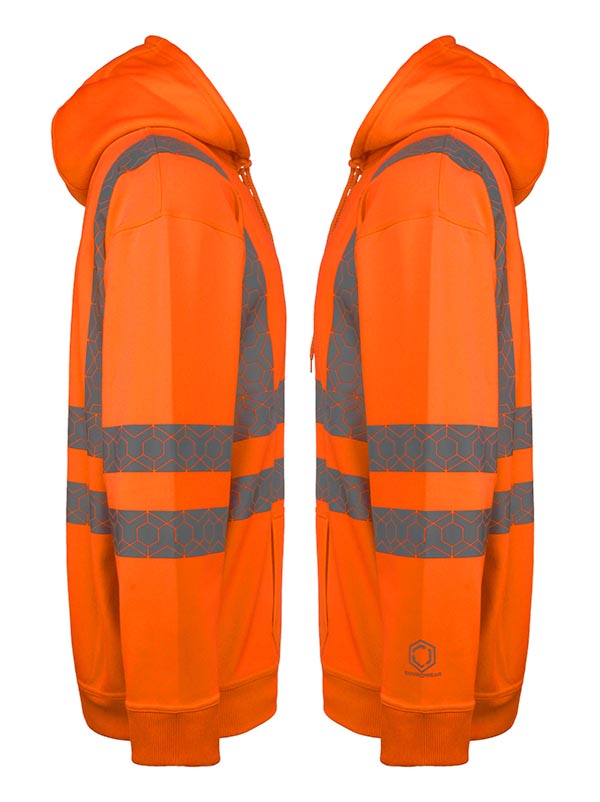 Envirowear Recyclable Hi-Vis Hoodie Or ALL SIZES