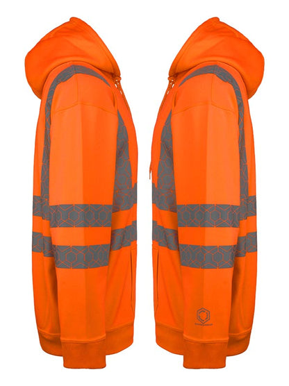 Envirowear Recyclable Hi-Vis Hoodie Or ALL SIZES