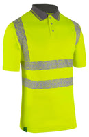 Beeswift Envirowear Hi-vis Short Sleeve Recyclable Polo Shirt - {ALL COLOURS / SIZES}