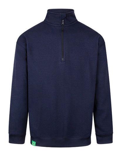 Envirowear Recyclable Quarter Zip Navy ALL SIZES