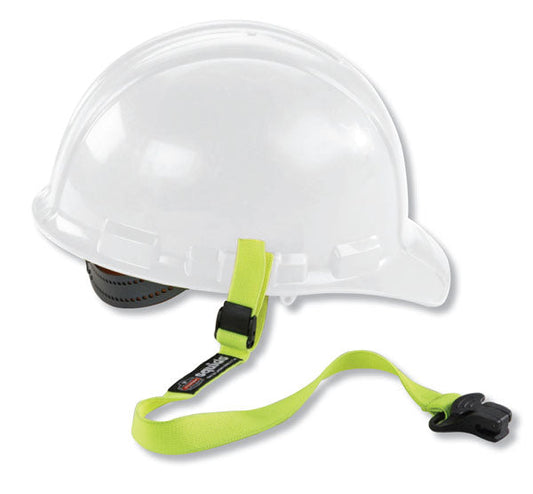 Ergodyne Elastic Hard Hat Lanyard Clamp Yellow