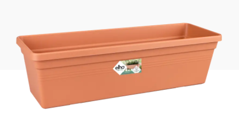 Elho Greens Basics Trough Large 60cm TERRACOTTA | 3 Pack Bundle