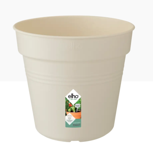 Elho Green Basics Growpot , Cotton White 19cm - UK BUSINESS SUPPLIES