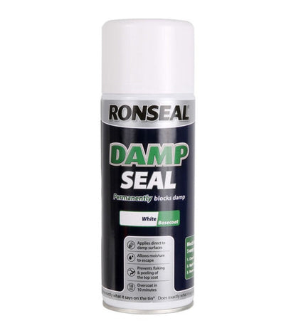 Ronseal Quick Dry Damp Seal Aerosol White 400ml