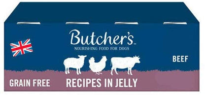 Butcher's Beef & Liver in Jelly Dog Food Tin 24 x 400g