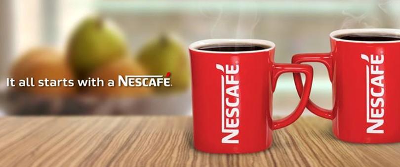 Nescafé Iconic Stylish Modern Red Tea & Coffee Mug