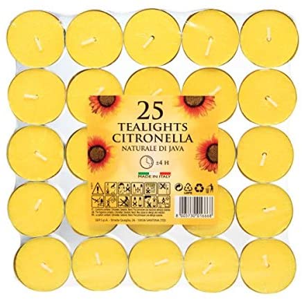 Price's Candles Citronella Tealights Pack of 25