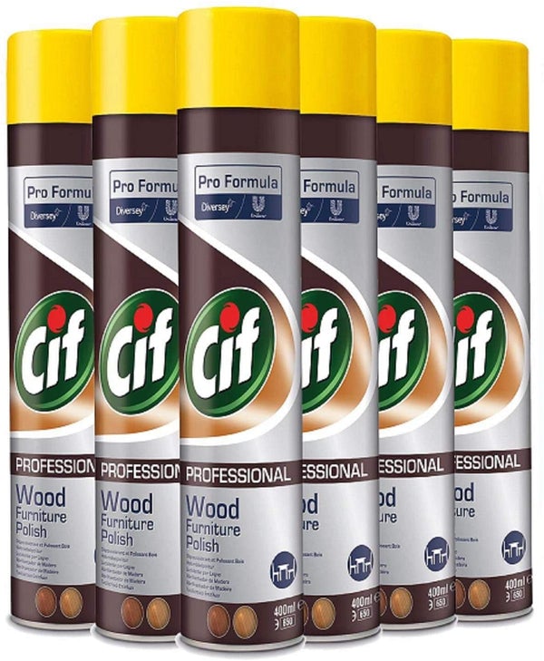 Cif Pro-Formula Professional Wood Furniture Polish LARGE 400ml
