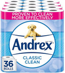 Andrex Classic White Toilet Roll NEW 3D Wave Texture , 9 Pack.