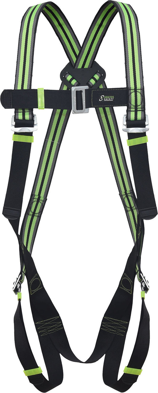 1 Point Comfort Harness Black/Green