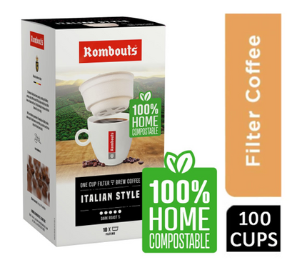 Rombouts Italian Roasted Original 1 Cup Filters 10 - 200's
