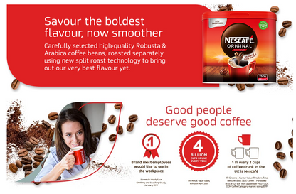 Nescafe One Cup Sticks Coffee Sachets (Pack of 200), New Smoother taste profile. - UK BUSINESS SUPPLIES