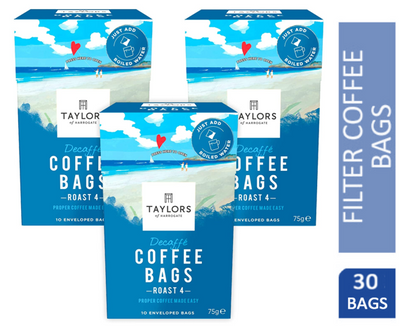 Taylors of Harrogate Decaffe Coffee Bags Pack 30s