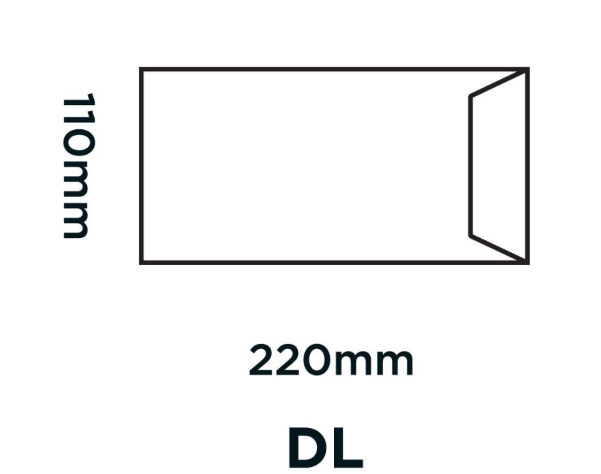 Blake Purely Everyday (DL) 80g/m2 Gummed Pocket Envelopes (Manilla) Pack of 500