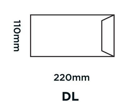 Blake Purely Everyday (DL) 80g/m2 Gummed Pocket Envelopes (Manilla) Pack of 500