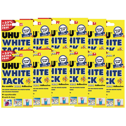 UHU 043496 White Tack + Extra 33%