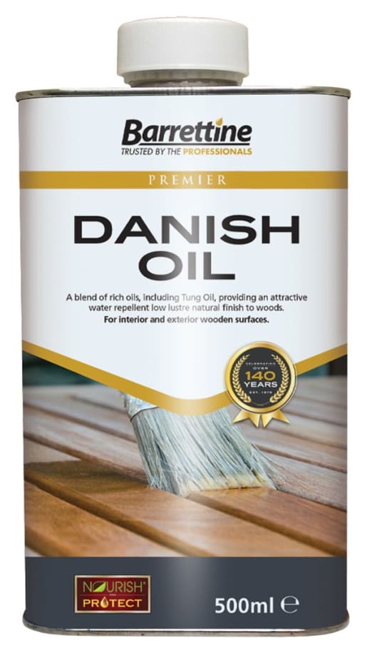 Barretine Danish Oil Interior & Exterior Use 1 Litre | Resists Peeling, Blistering & Flaking