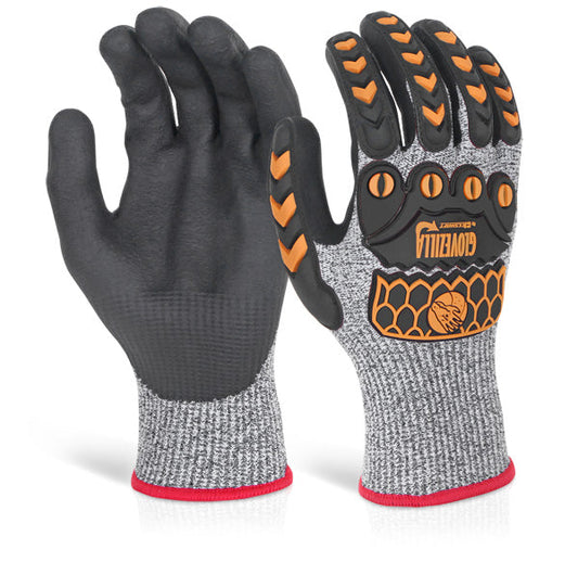 Beeswift Glovezilla Nitrile Palm Coated Gloves - {ALL COLOURS / SIZES}