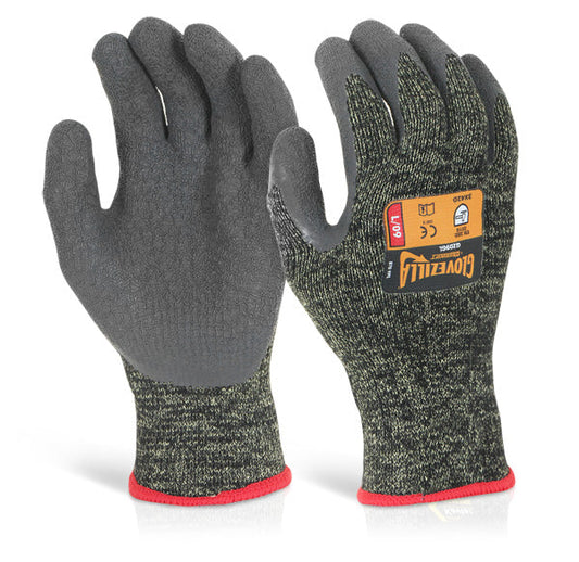 Glovezilla Latex Palm Coated Glove Green XL (One Pair)