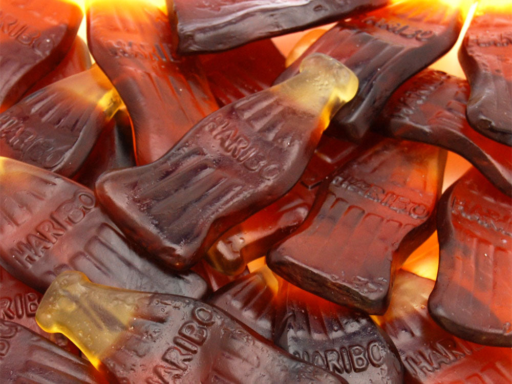 Haribo Giant Cola Bottles Sweets Tub 60's - UK BUSINESS SUPPLIES
