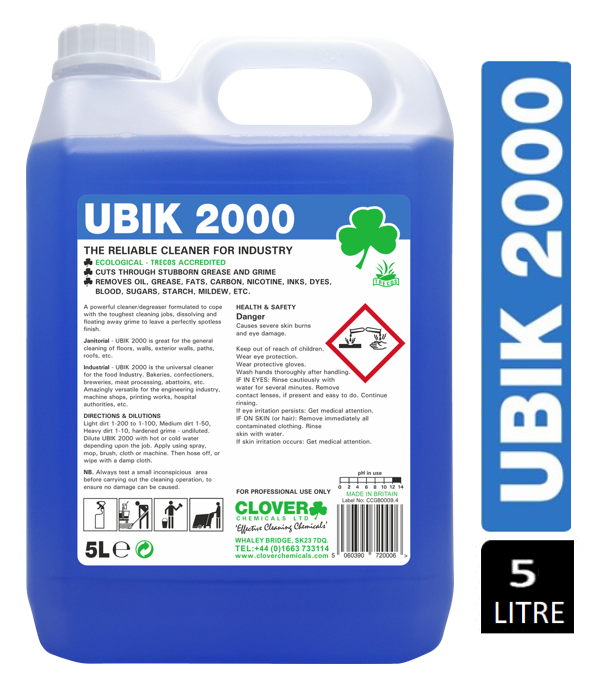 UBIK 2000 Universal Cleaner Concentrate, 5L by Janit-X
