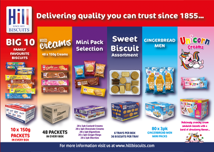 Hill Biscuits 100 x 3pk MINI PACK SELECTION