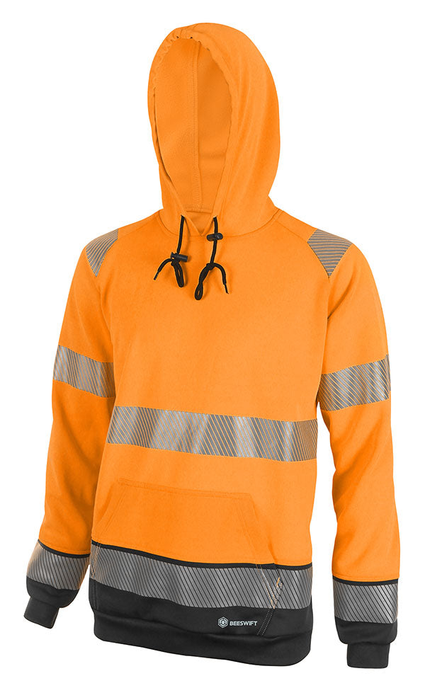 Beeswift Deltic Hi-Vis Two-Tone Hoodie - {ALL COLOURS / SIZES}