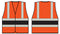 Orange Wceng Vest With Black Band Med