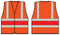 Orange Wceng Vest With Red Band Sml