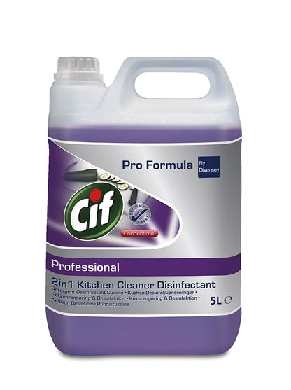 Cif Pro-Formula 2in1 Disinfectant Solution 5 Litre - UK BUSINESS SUPPLIES