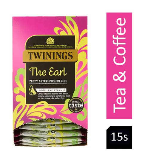 Twinings The Earl Zesty Afternoon Blend Pyramid Bags 3x 15s {45's}
