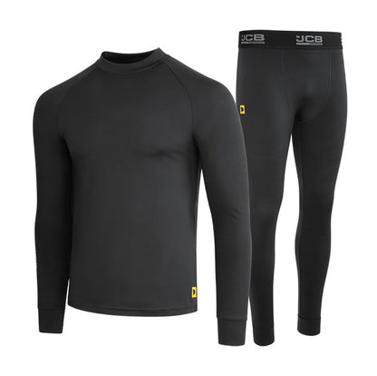 Jcb Unisex Base Layer Set Black ALL SIZES