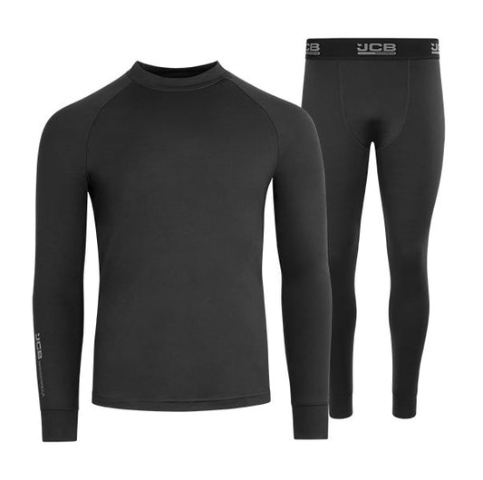 Jcb Unisex Base Layer Set Black ALL SIZES