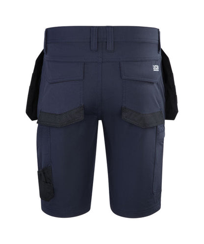 Jcb Unisex Stretch Holster Pocket Shorts Navy ALL SIZES