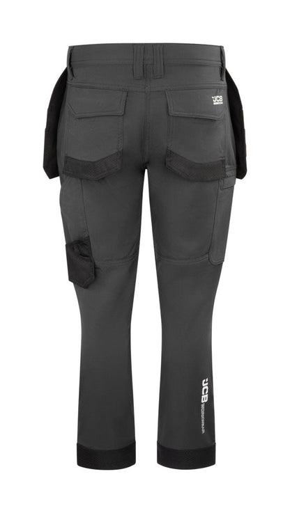 Jcb Ladies 4-Way Stretch Holster Pkt Trs Darkshadow ALL SIZES