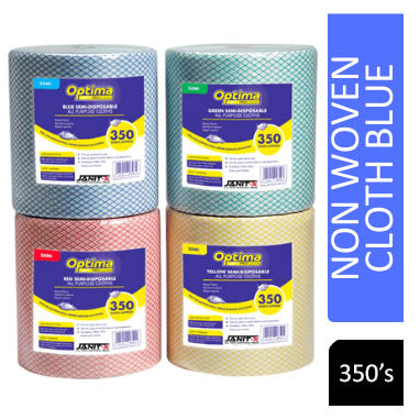 Ramon Hygiene Optima All Purpose, Non Woven Cloth Roll 350 Sheet {Blue}