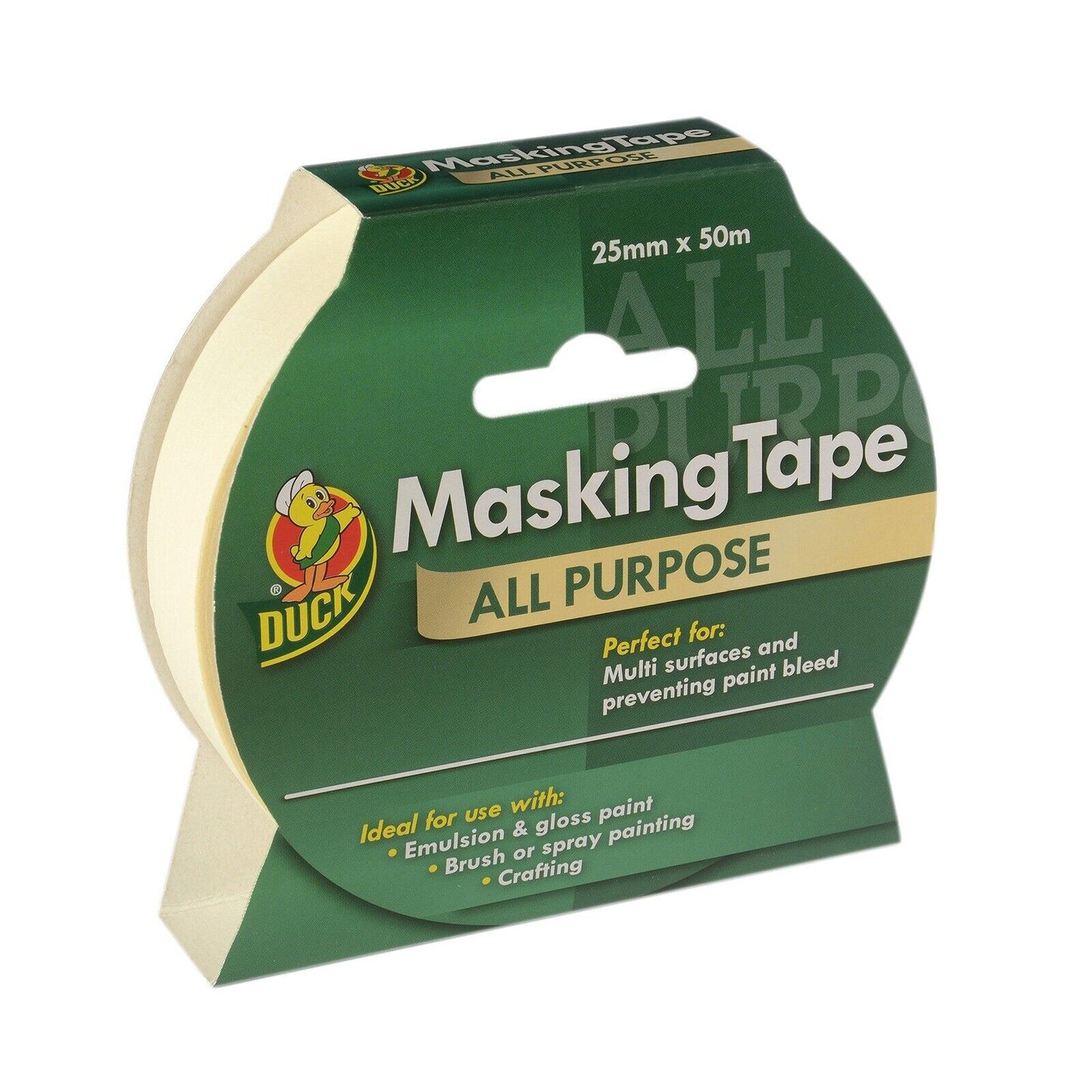 Duck Tape All Purpose Masking Tape 25mm X 50M