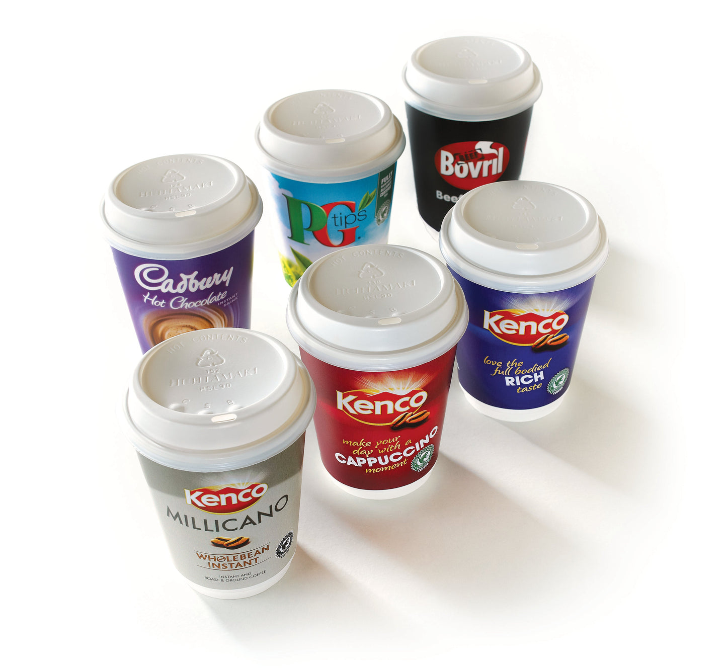 Belgravia White 10oz - 20oz Sip Through Lids 1000s