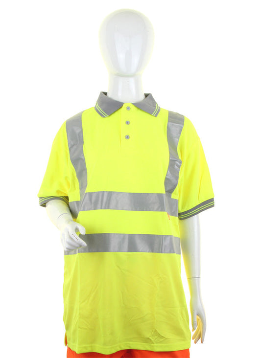 Beeswift Ladies Hi-Vis Short Sleeve Polo Shirt - {ALL COLOURS / SIZES}