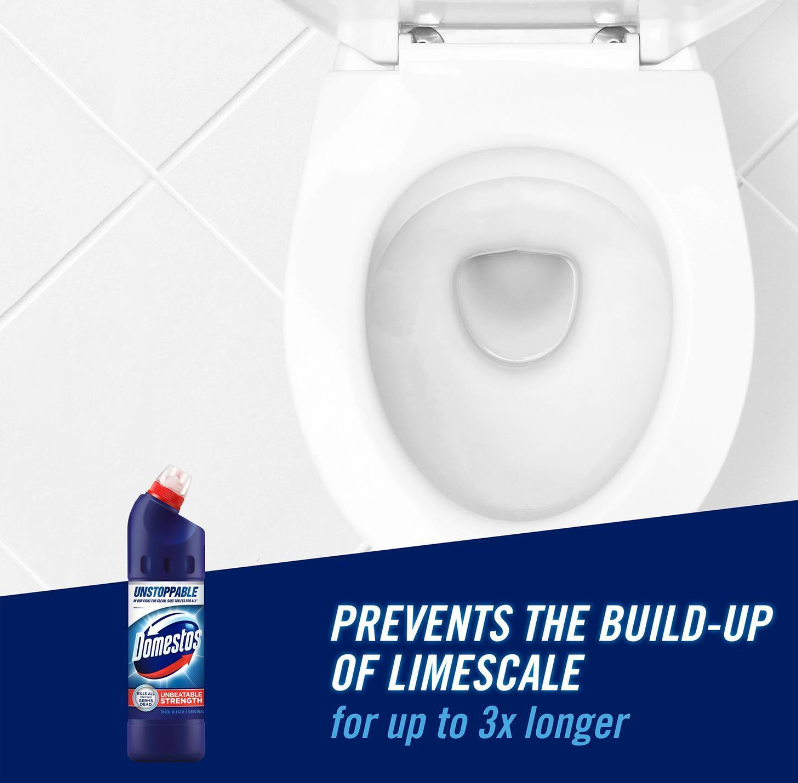 Domestos Thick Extended Formula Bleach | 3x 750ml