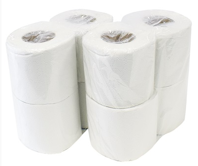 Janit-X White Toilet Roll 2 Ply 200 Sheets White (Pack 36) - TR200R