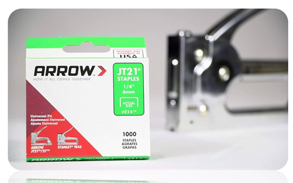 Arrow JT21 All Chrome Tacker | Staple Gun