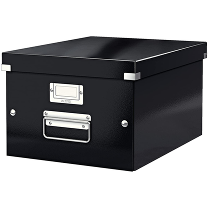 Leitz Click & Store Large A4 Storage Box Black
