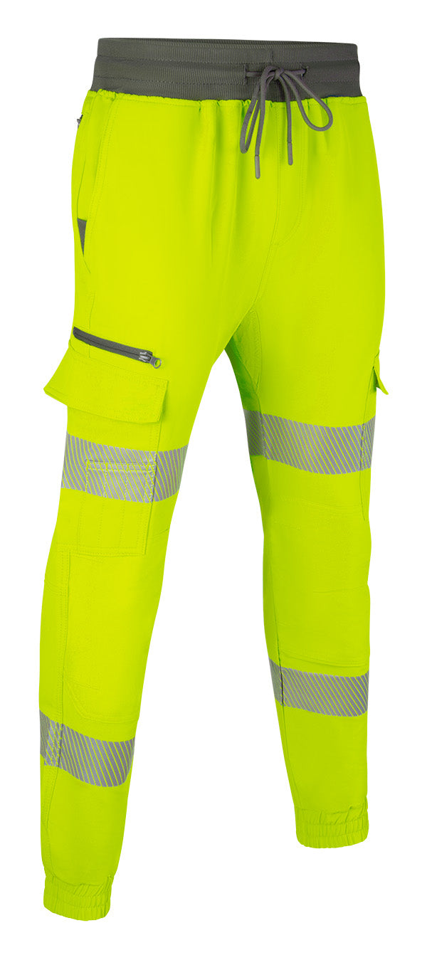 Beeswift Mens Hi-Vis Yellow Work Joggers ALL SIZES