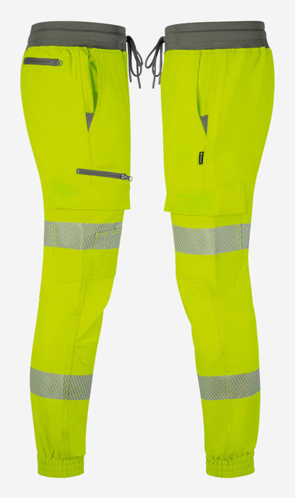 Beeswift Mens Hi-Vis Yellow Work Joggers ALL SIZES